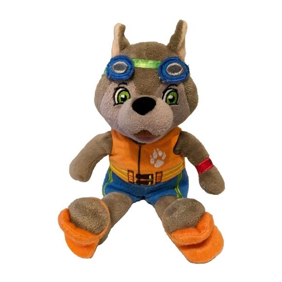 Great Wolf Lodge  Wiley The Wolf 10" Plush Swimming Outfit Life Jacket Goggles - Picture 1 of 10